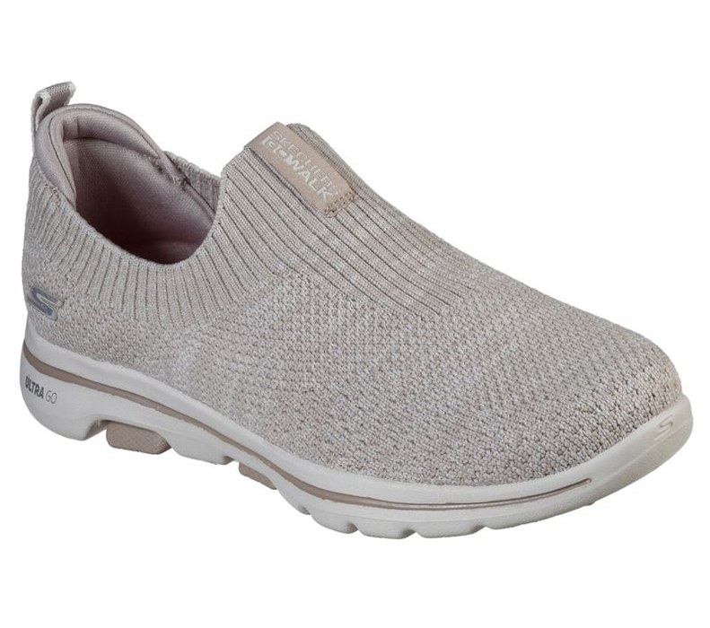 Skechers Gowalk 5 - Trendy - Womens Slip On Shoes Grey [AU-LV5956]